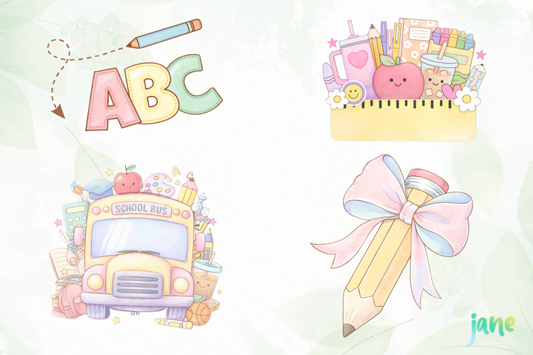 Cute School Clipart Png