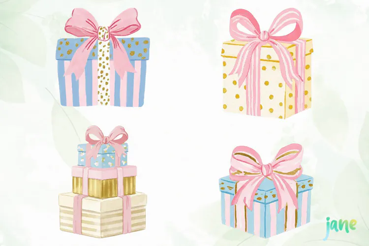 Preppy Christmas Clipart