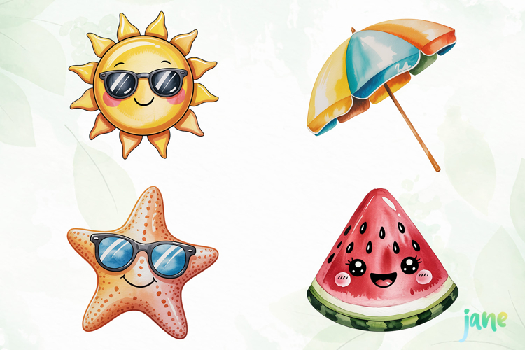 Summer Elements Clipart