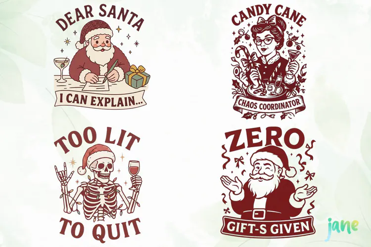 Funny Christmas Humor Clipart