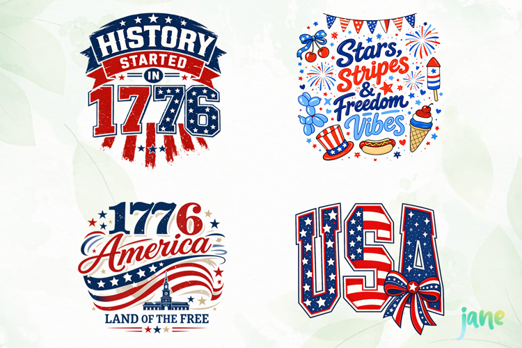 Retro 250th Anniversary USA Png Clipart