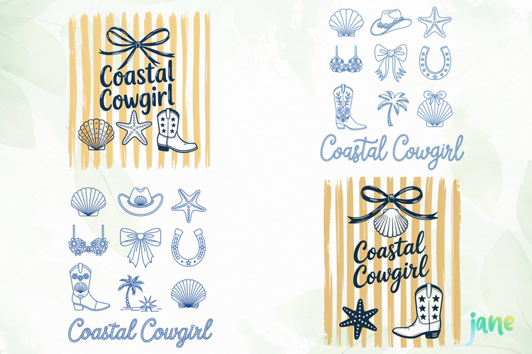 Coastal Cowgirl Png Sublimation