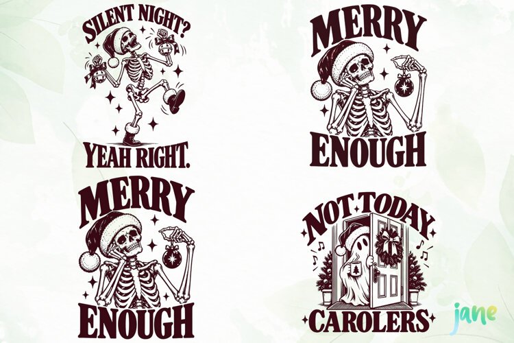 Funny Christmas Humor Clipart example image 1