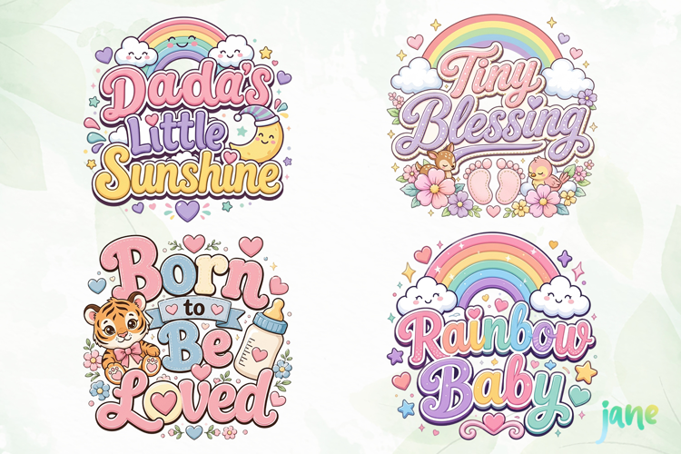 Cute Baby Quotes Clipart PNG