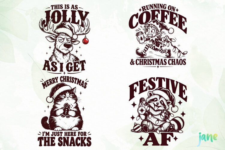 Funny Christmas Humor Clipart example image 1