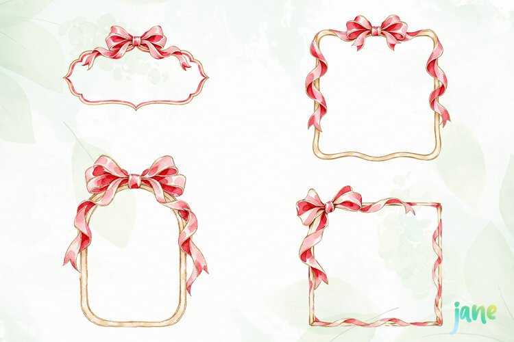 Cozy Christmas Watercolor Clipart example image 1