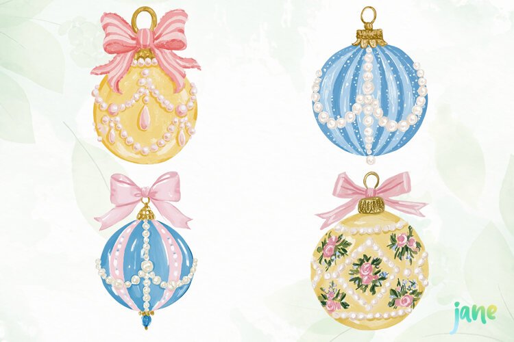 Preppy Christmas Clipart example image 1