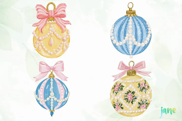 Preppy Christmas Clipart