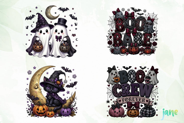 Gothic Halloween Sublimation PNG