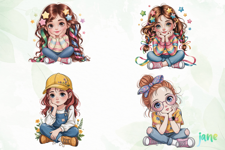 Cute Little Girl Sublimation