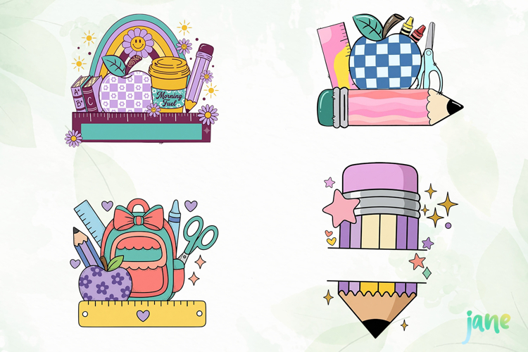 Back To School - Custom Name Png Clipart