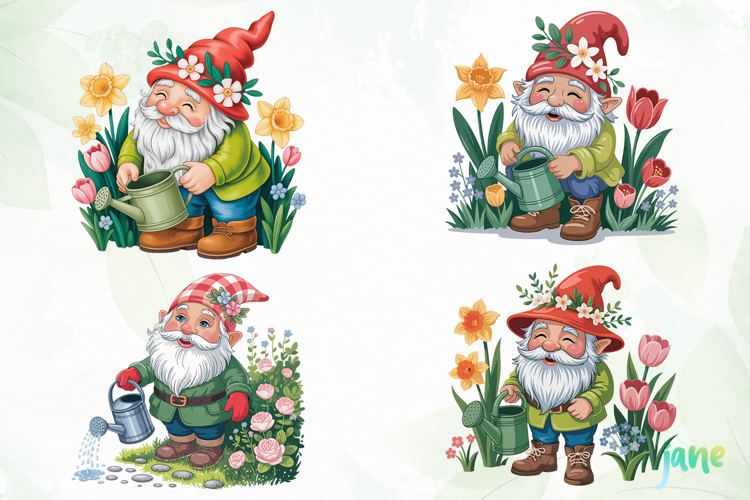 Cute Gnome Clipart