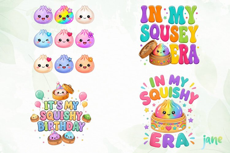 Just A Girl Who Loves Squishies Clipart example image 1