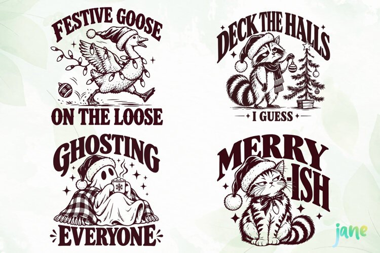 Funny Christmas Humor Clipart example image 1