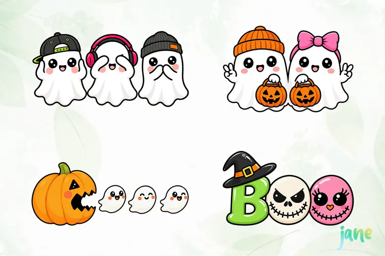 Kawaii Halloween PNG Clipart