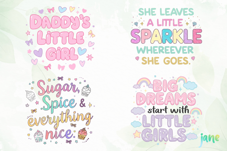 Baby Girl Saying PNG Clipart