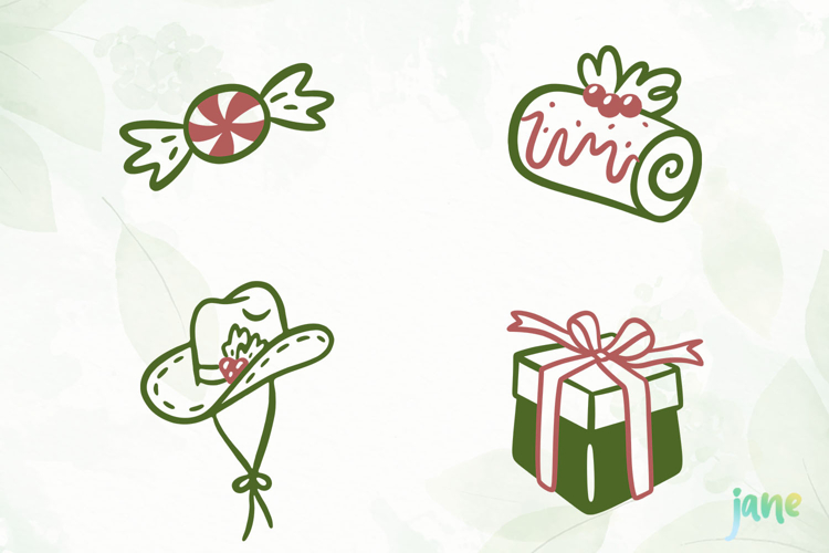 Hand Drawn Christmas SVG