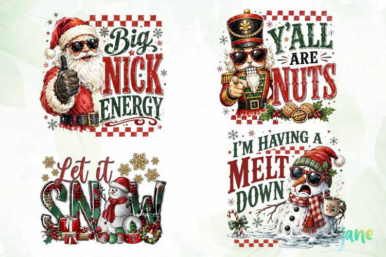 Funny Christmas Quotes Clipart