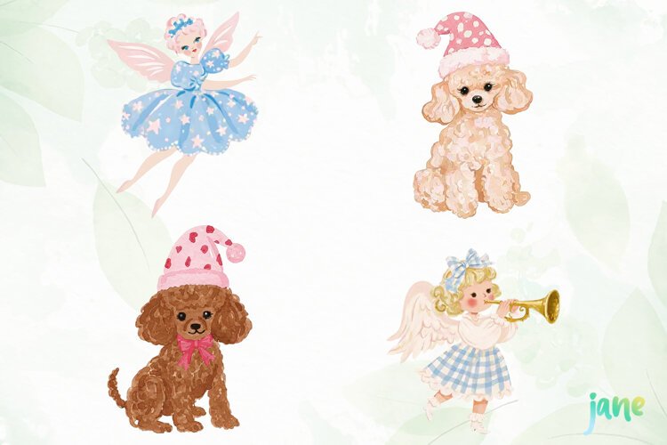 Preppy Christmas Clipart example image 1