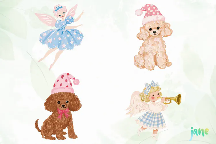 Preppy Christmas Clipart
