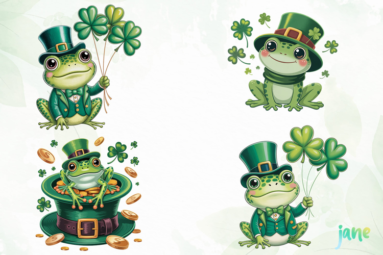 Lucky Frog St. Patricks Day