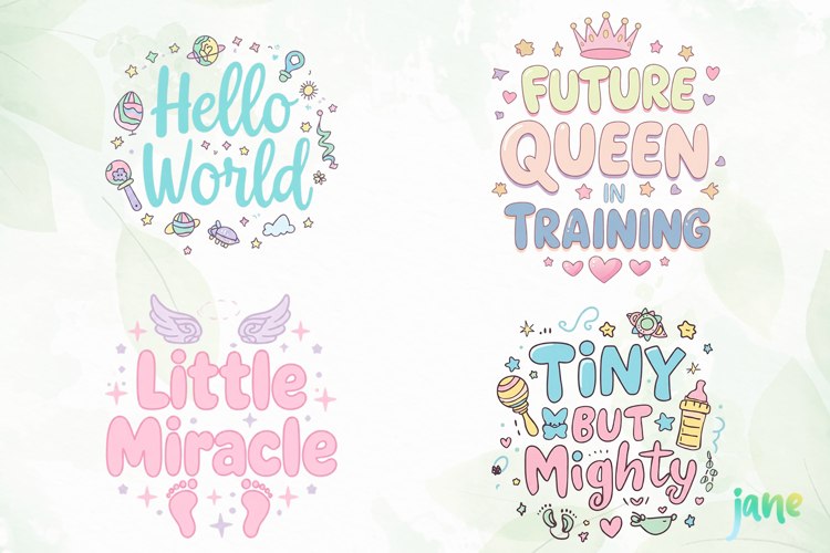 Baby Girl Saying PNG Clipart