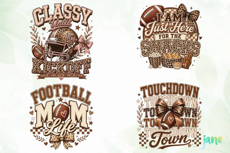 Retro Game Day Clipart