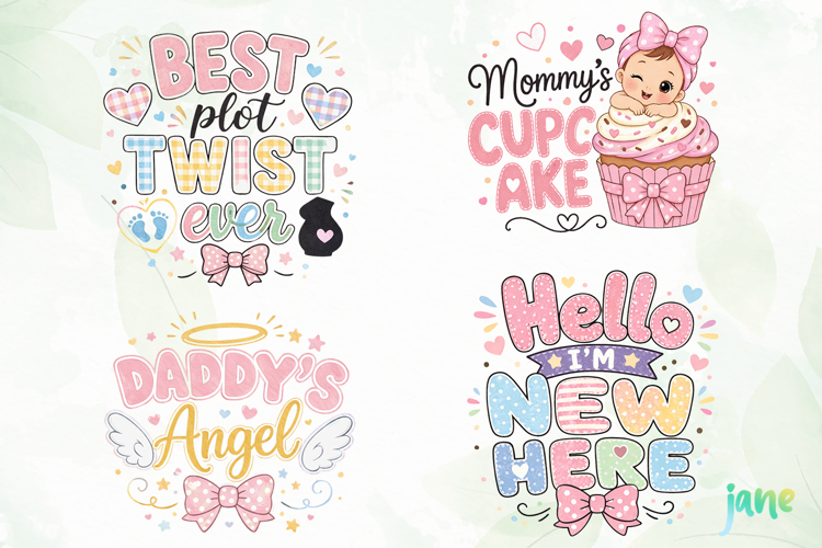 Newborn Baby Shower Clipart