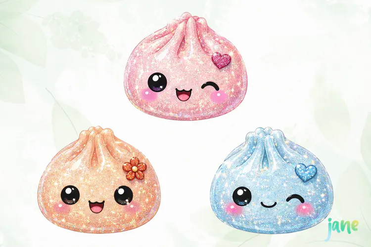 Glitter Dumpling Clipart