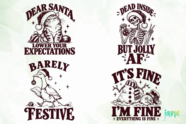 Funny Christmas Humor Clipart