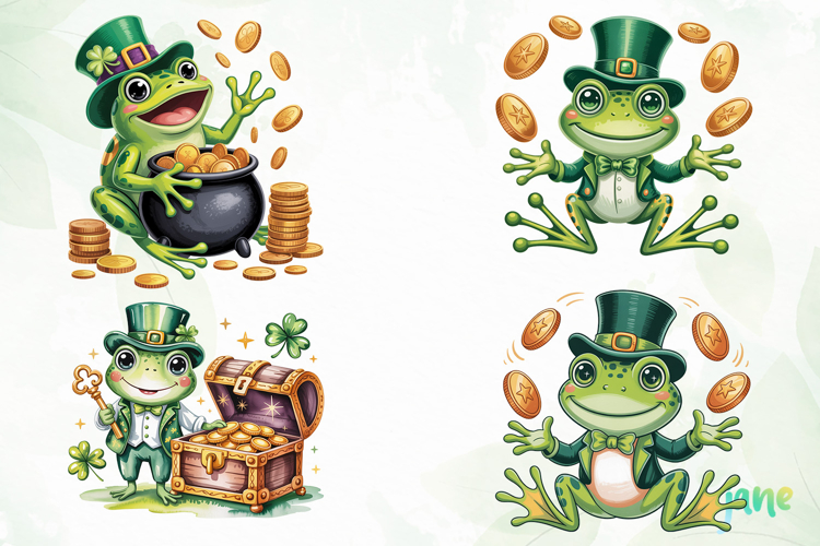 Lucky Frog St. Patricks Day