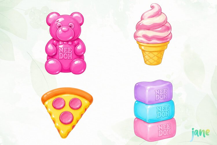 Cute Squishy Toy PNG Clipart example image 1