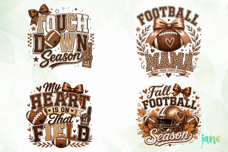 Retro Game Day Clipart