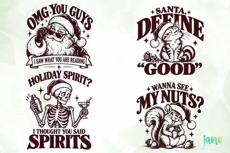 Funny Christmas Humor Clipart