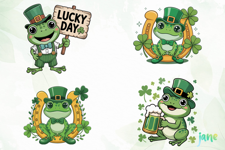 Lucky Frog St. Patricks Day