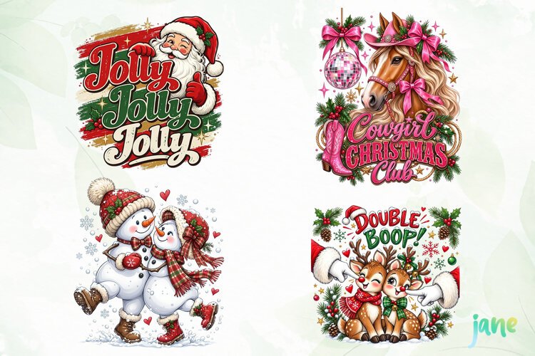 Funny Christmas Sublimation example image 1