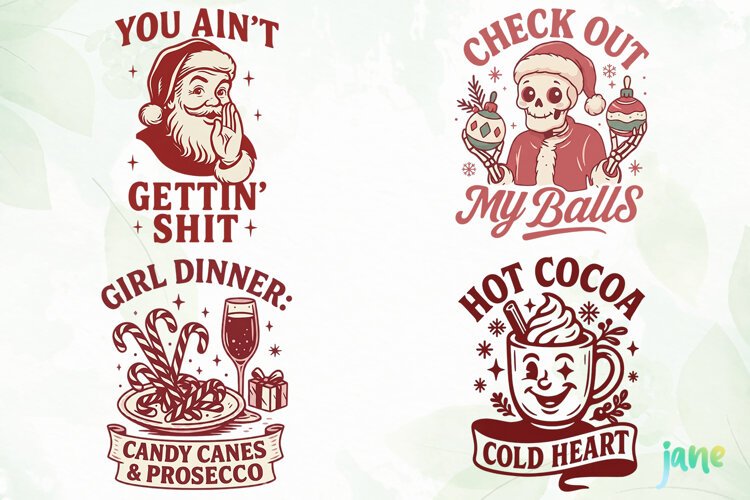 Funny Christmas Humor Clipart example image 1