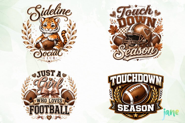 Retro Game Day Clipart example image 1