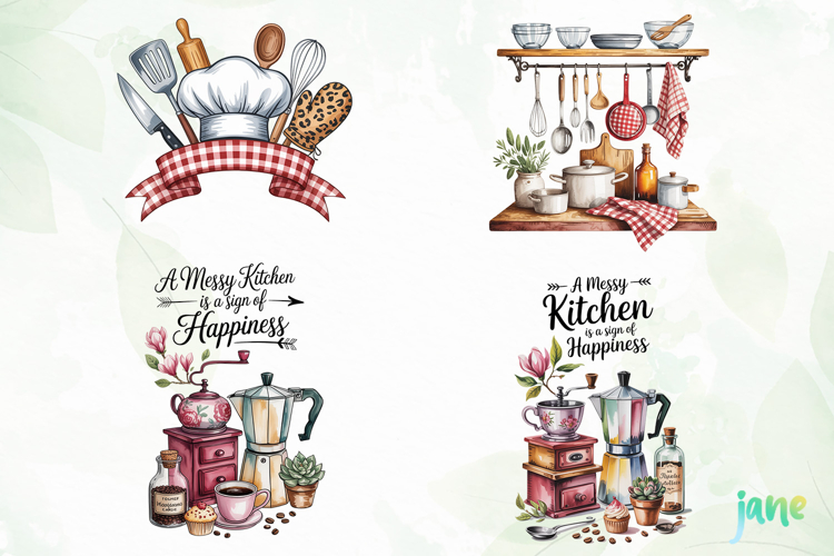 Kitchen Quotes Clipart Sublimation