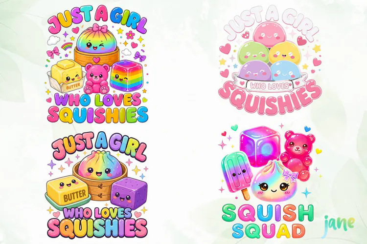 Just A Girl Who Loves Squishies Clipart