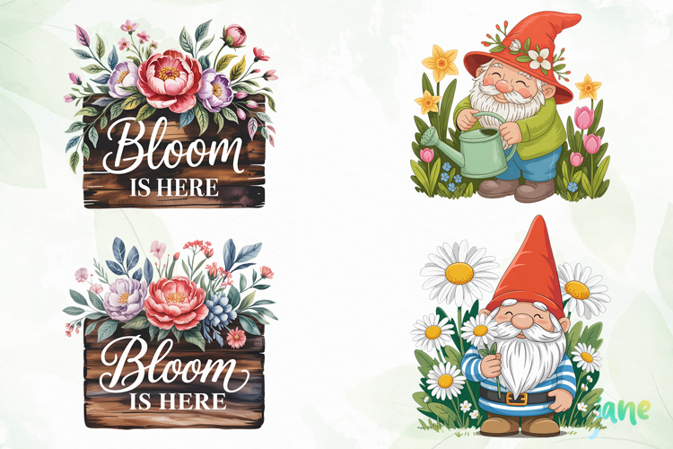 Cute Gnome Clipart Image 24