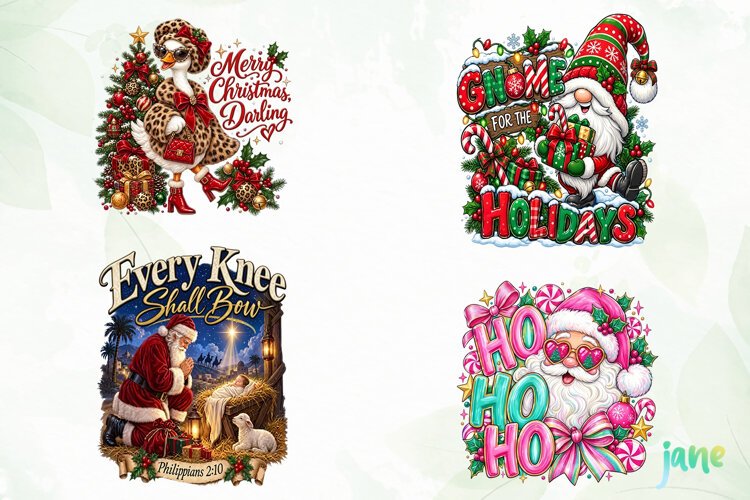 Funny Christmas Sublimation example image 1