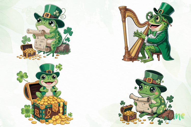 Lucky Frog St. Patricks Day