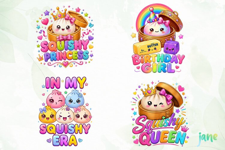 Just A Girl Who Loves Squishies Clipart example image 1