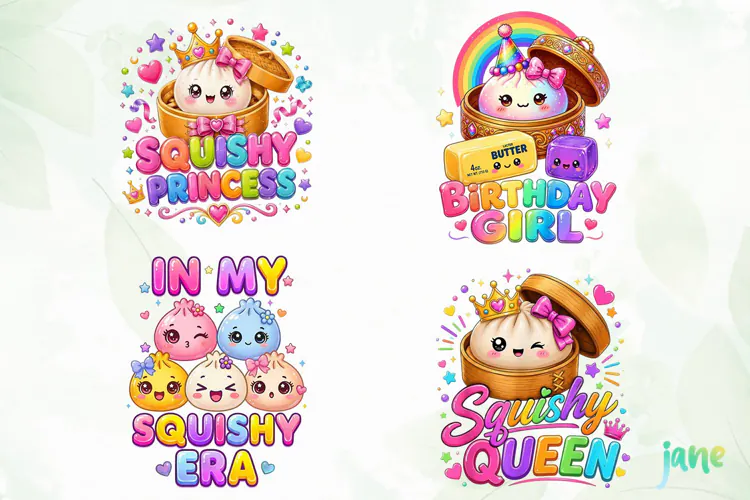 Just A Girl Who Loves Squishies Clipart