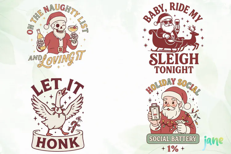 Funny Christmas Humor Clipart