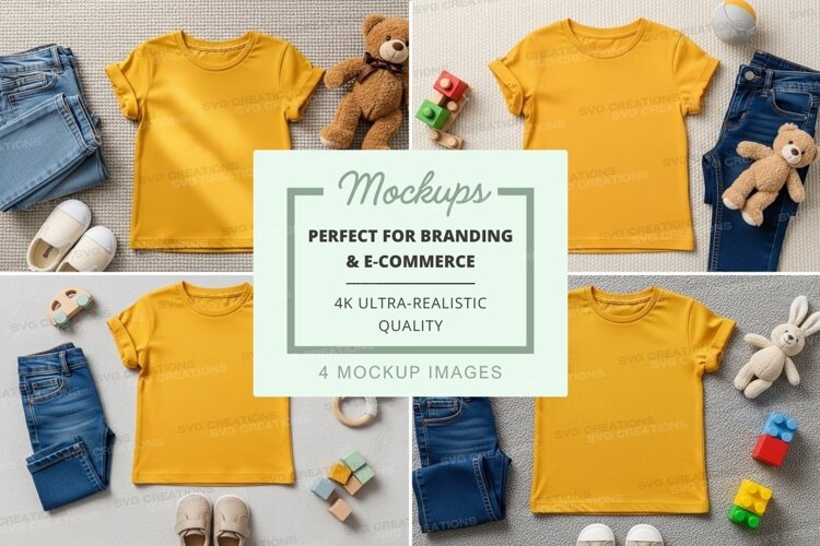 Mockup: children's clothing and toys example image 1