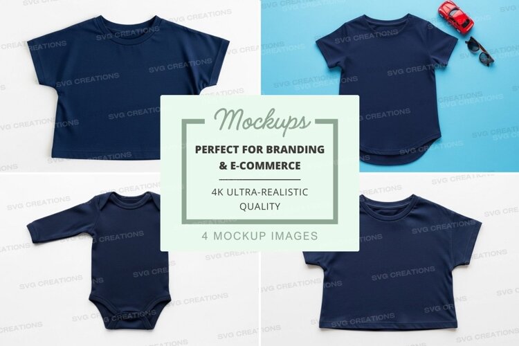 Mockup collection of baby clothing example image 1