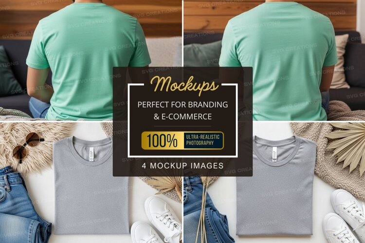 T-shirt mockup example image 1