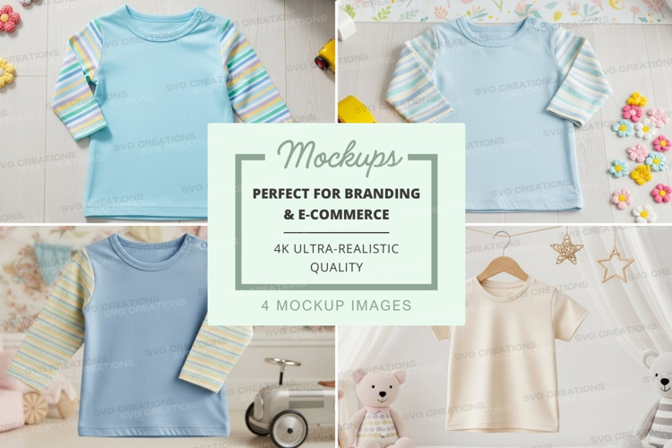Mockup: children's clothing collection